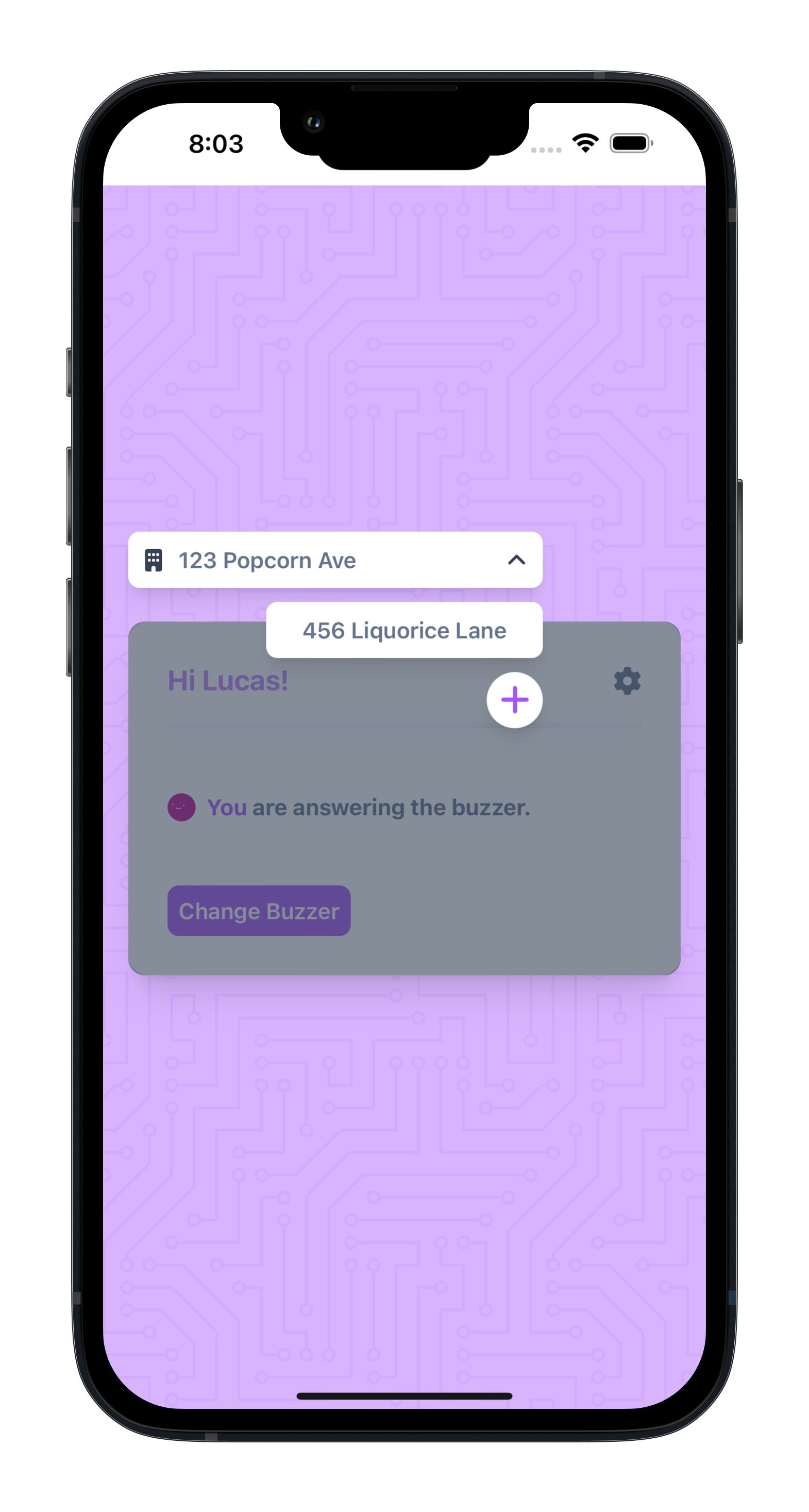 App screenshot showing how multiple suites can be toggled between